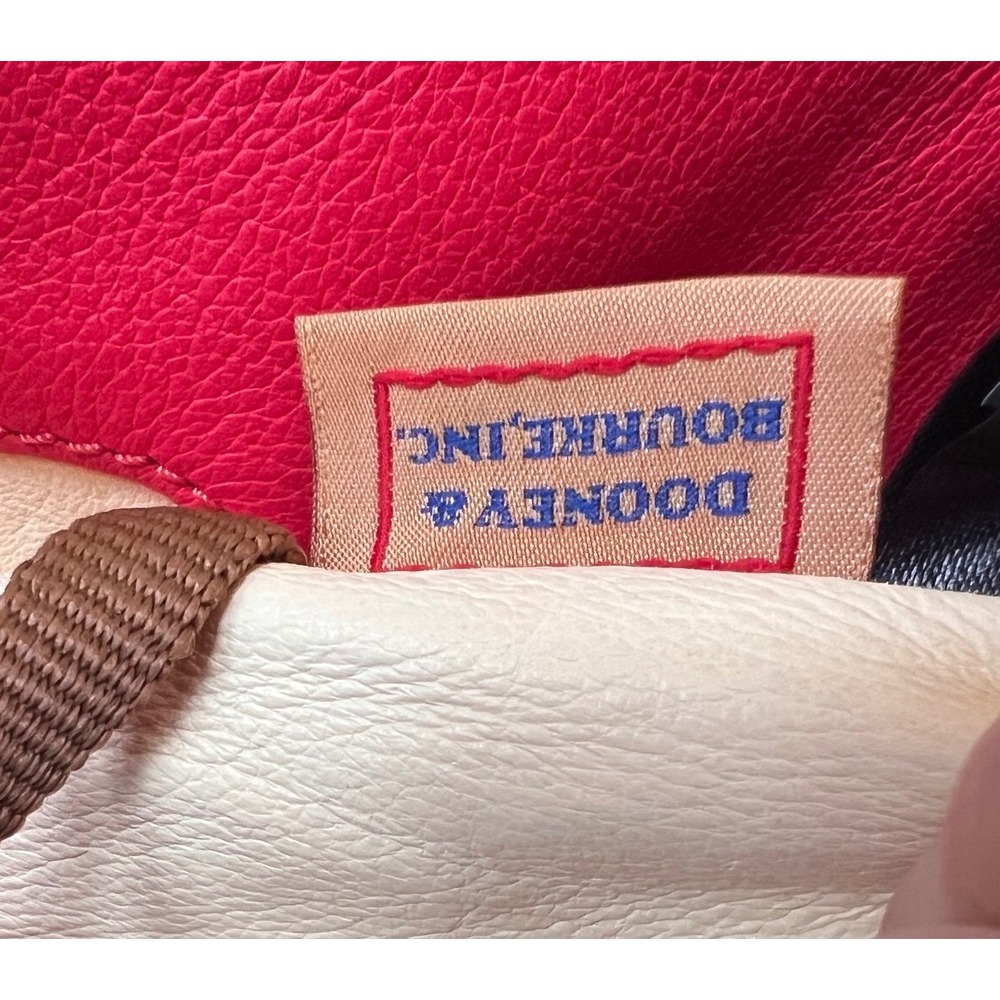 Dooney & Bourke Pebble Grain Small Kiley Crossbody Red Leather Bag‎ - Picture 15 of 16